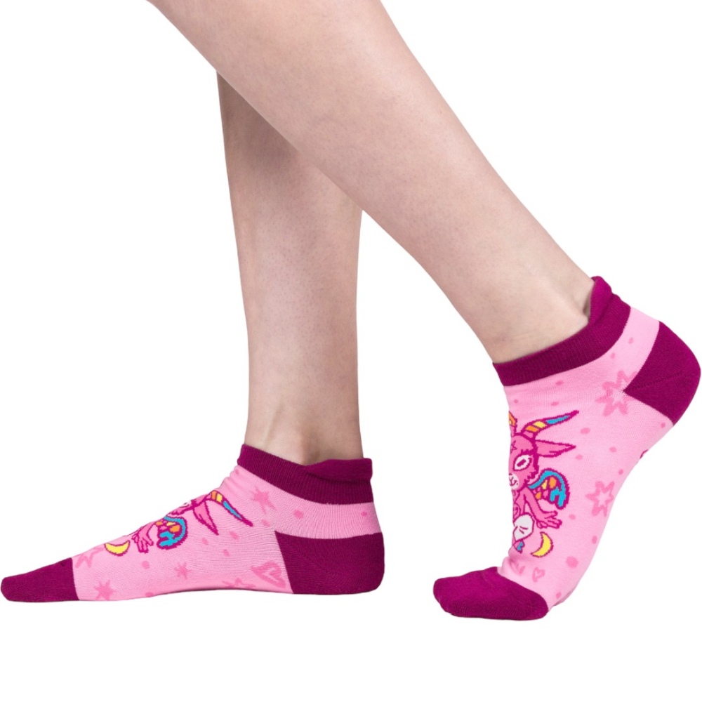 Footclothes - Cute Baphomet Enkelsokken - Roze